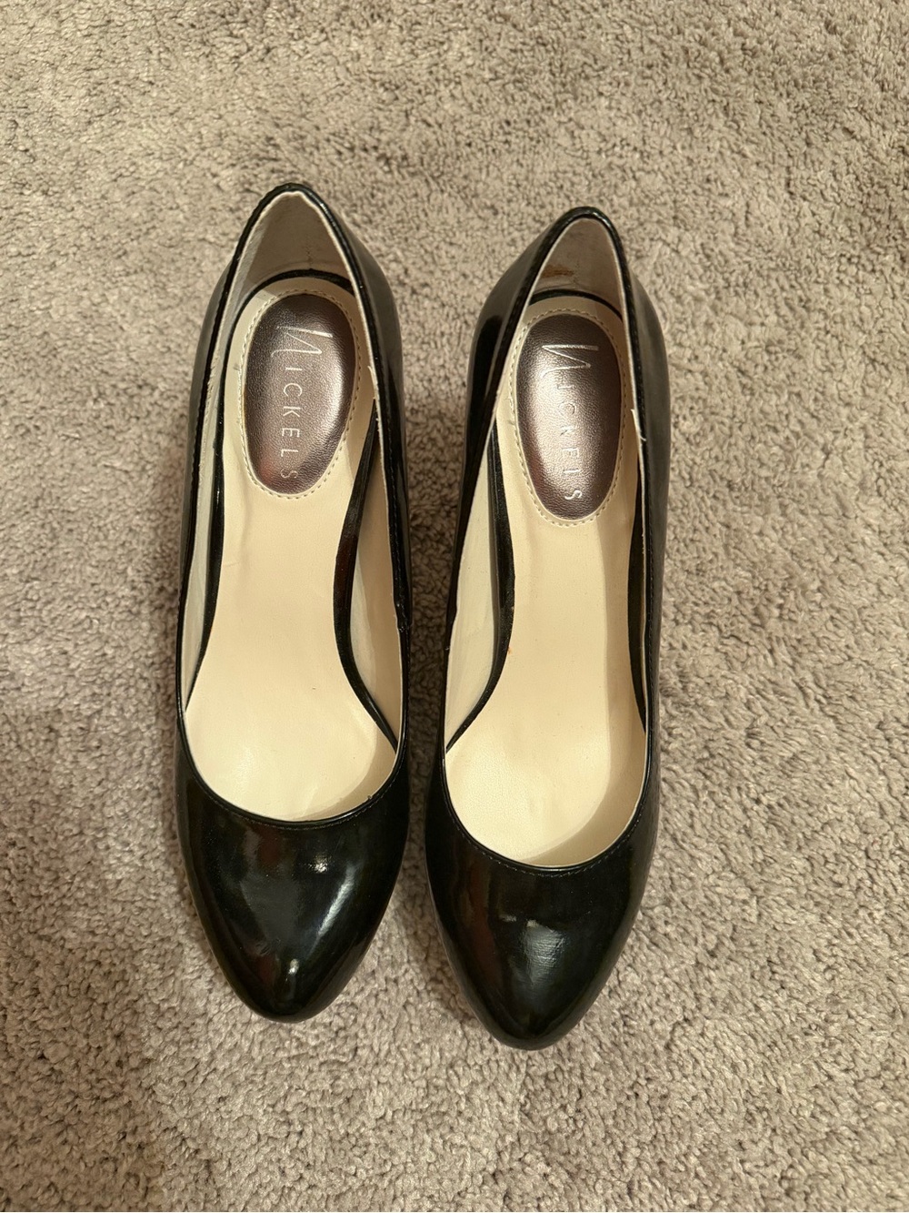 Mickels  Black Patent Pumps never worn